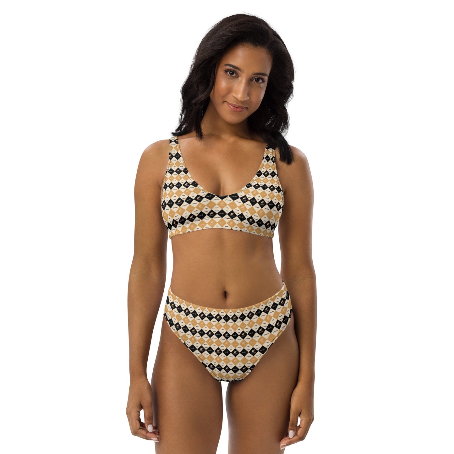 New recycled high-waisted bikini