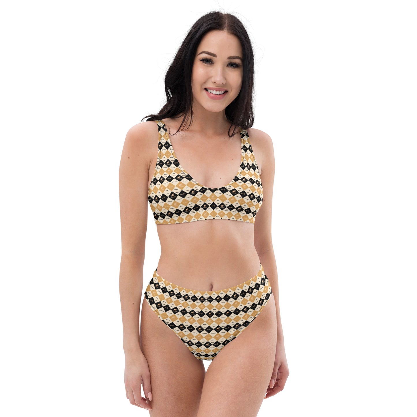 New recycled high-waisted bikini