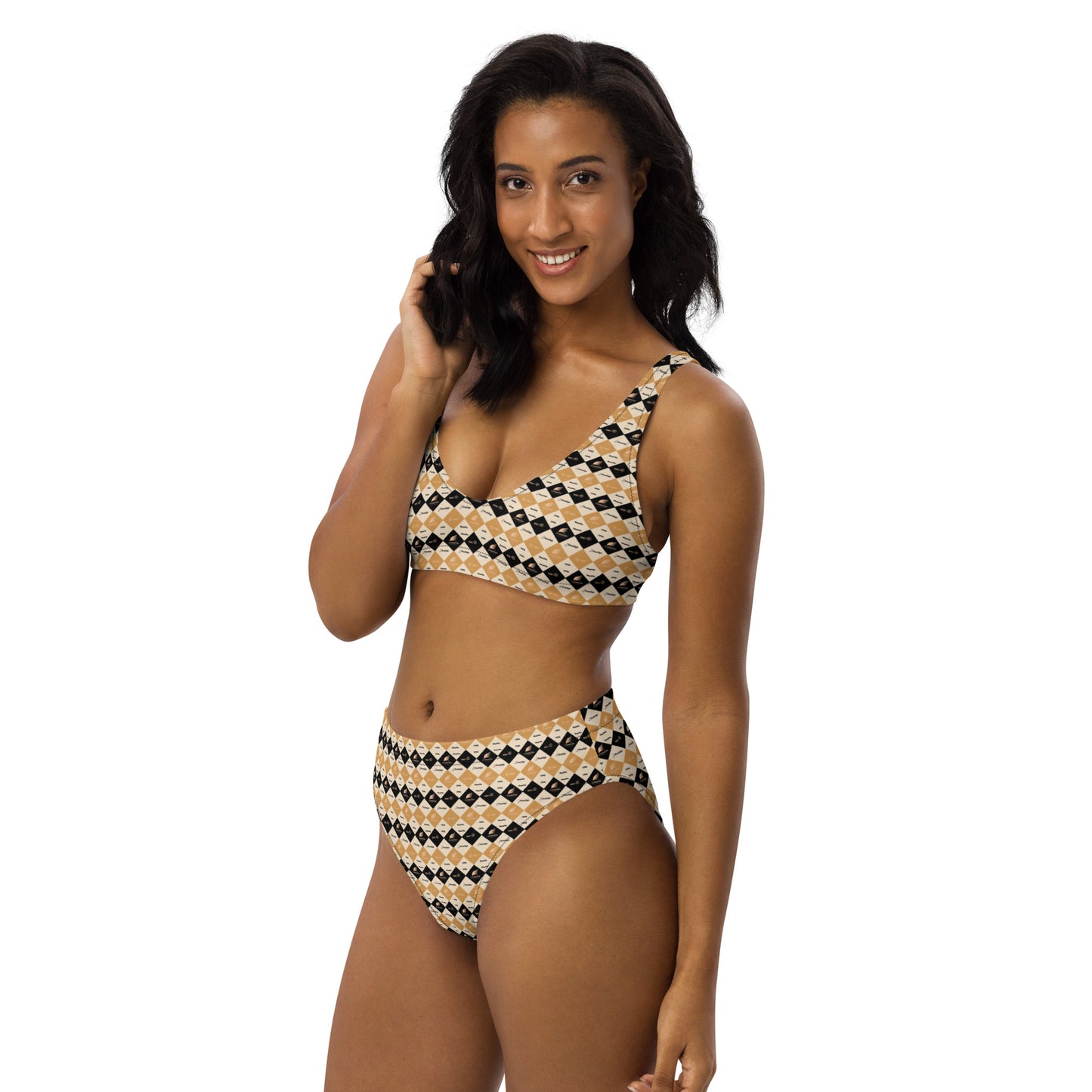 New recycled high-waisted bikini